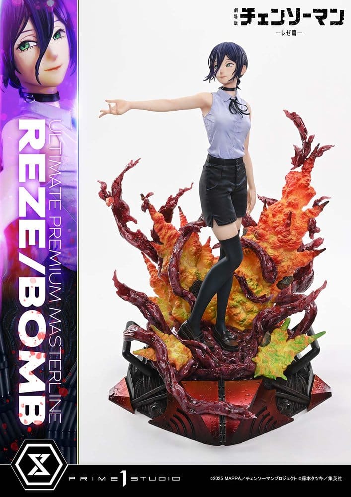 Chainsaw Man Ultimate Premium Masterline Series Statue 1/4 The Movie: Reze Arc REZE/BOMB DX Bonus Version 56 cm, view 10