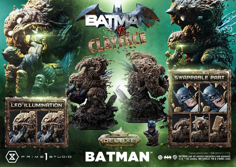 DC Comics Ultimate Premium Masterline Series Statue 1/4 Batman VS Clayface Deluxe Version 83 cm, view 8