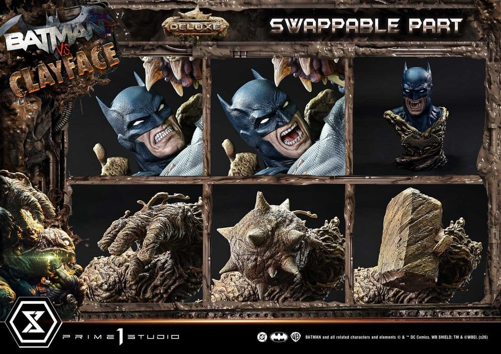 DC Comics Ultimate Premium Masterline Series Statue 1/4 Batman VS Clayface Deluxe Version 83 cm, view 9