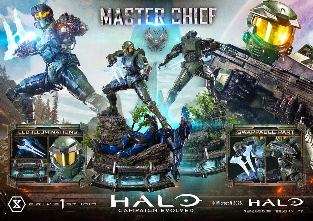 Halo Ultimate Premium Masterline Series Statue 1/4 Campaign Evolved Master Chief 78 cm, view 7