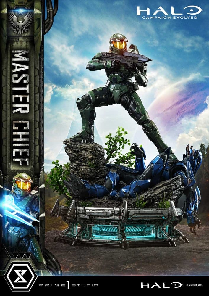 Halo Ultimate Premium Masterline Series Statue 1/4 Campaign Evolved Master Chief Bonus Version 78 cm, view 6