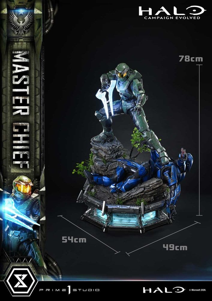 Halo Ultimate Premium Masterline Series Statue 1/4 Campaign Evolved Master Chief Bonus Version 78 cm, view 12