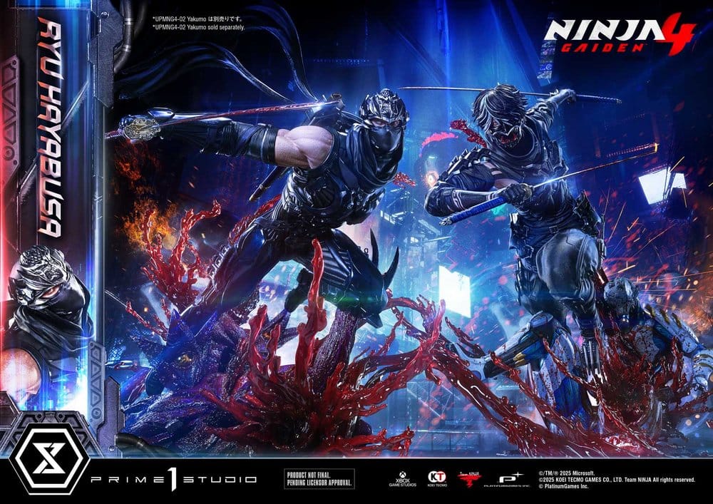 Ninja Gaiden 4 Ultimate Premium Masterline Series Statue 1/4 Ryu Hayabusa 70 cm, view 12