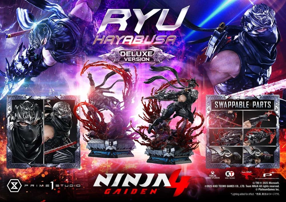 Ninja Gaiden 4 Ultimate Premium Masterline Series Statue 1/4 Ryu Hayabusa Deluxe Bonus Version 70 cm, view 8