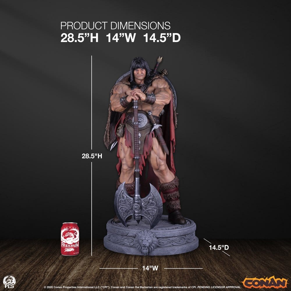 Conan the Barbarian Statue 1/3 Conan 72 cm, view 8