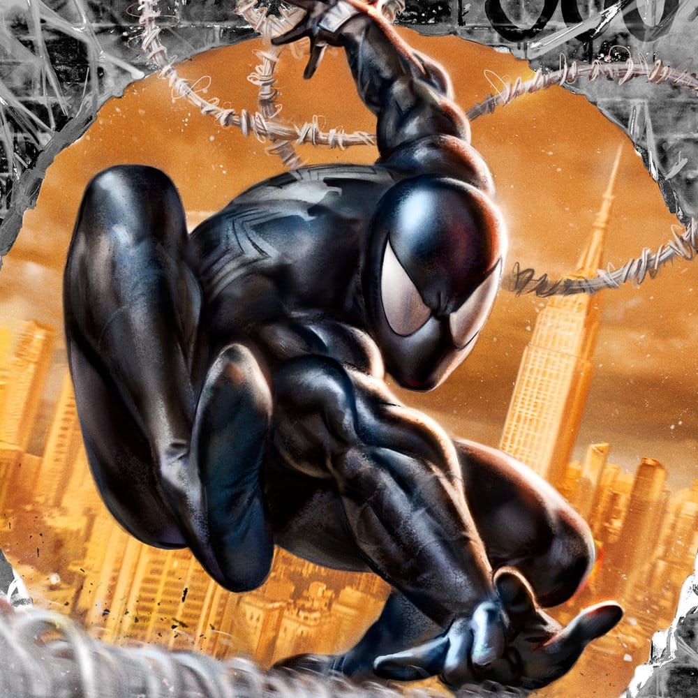 Marvel Fine Art Print The Amazing Spider-Man #300 Tribute (Black High-Gloss Variant) 41 x 61 cm - unframed, view 3