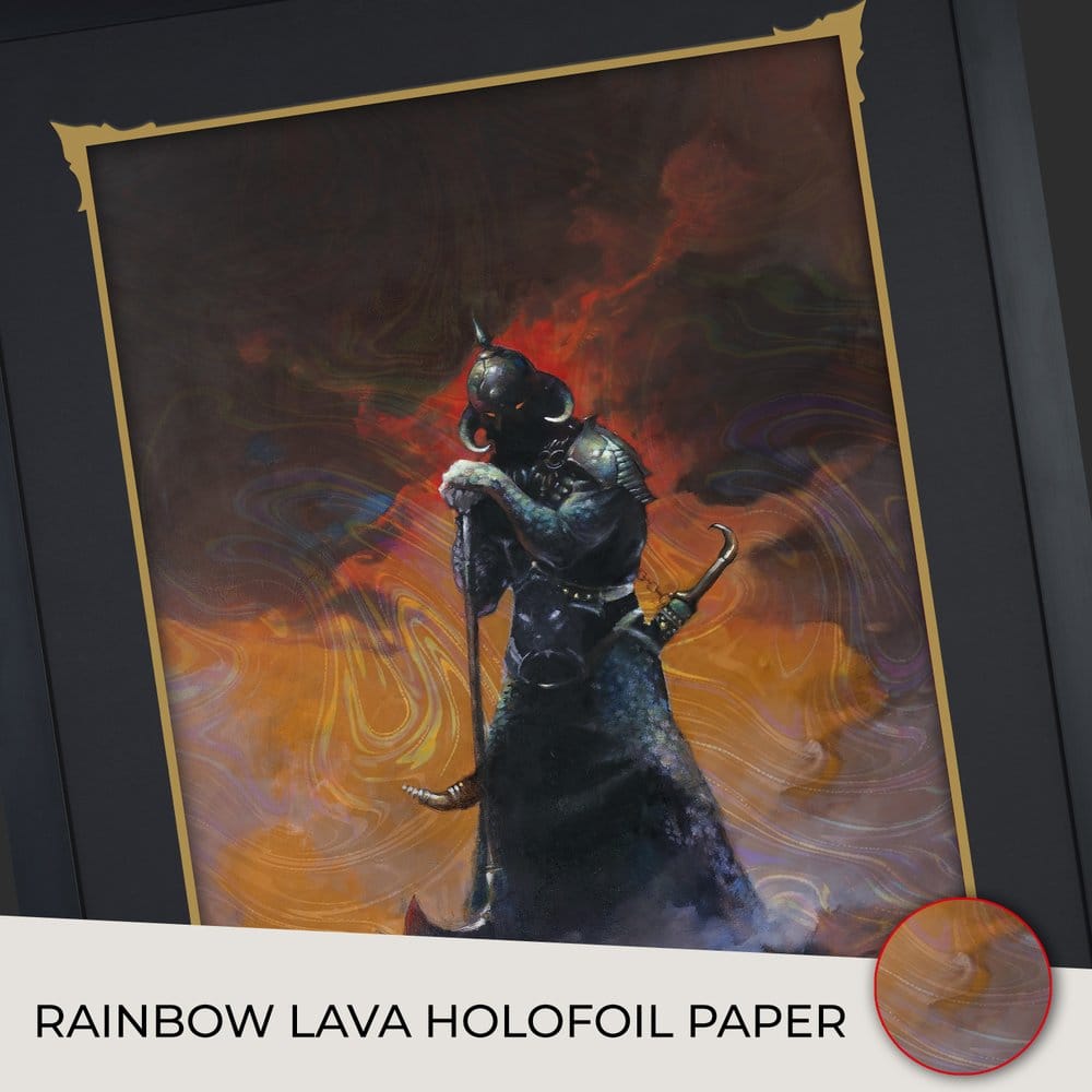 Frank Frazetta Fine Art Print Death Dealer III (Revised) Rainbow Lava Holofoil 41 x 61 cm - unframed, view 4