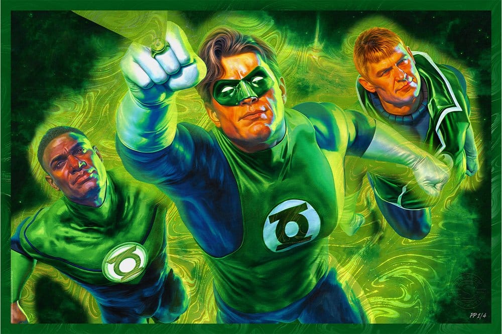 DC Comics Fine Art Print Green Lantern 61 x 41 cm - unframed, statue