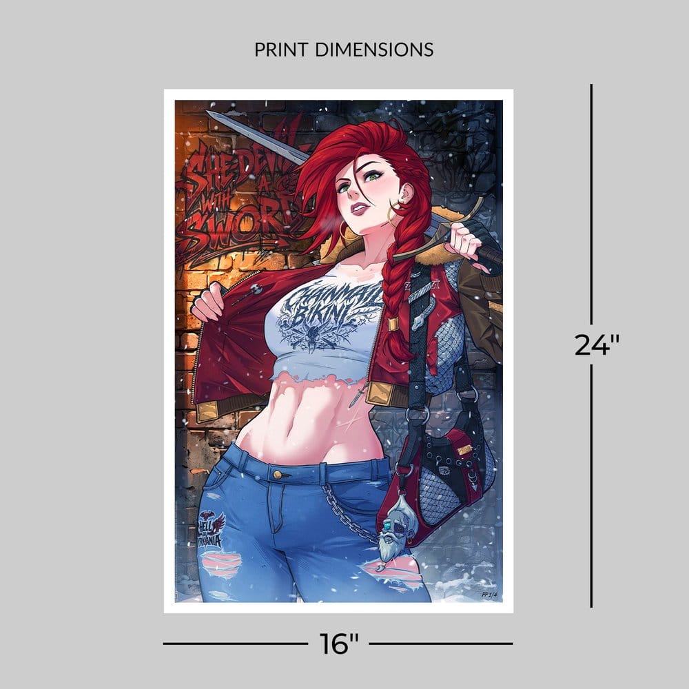 Dynamite Entertainment Fine Art Print Red Sonja 61 x 41 cm - unframed, view 6