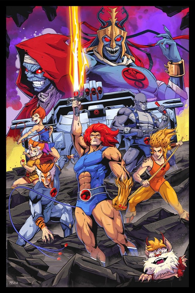 ThunderCats Fine Art Print ThunderCats Roar! 41 x 61 cm - unframed, statue