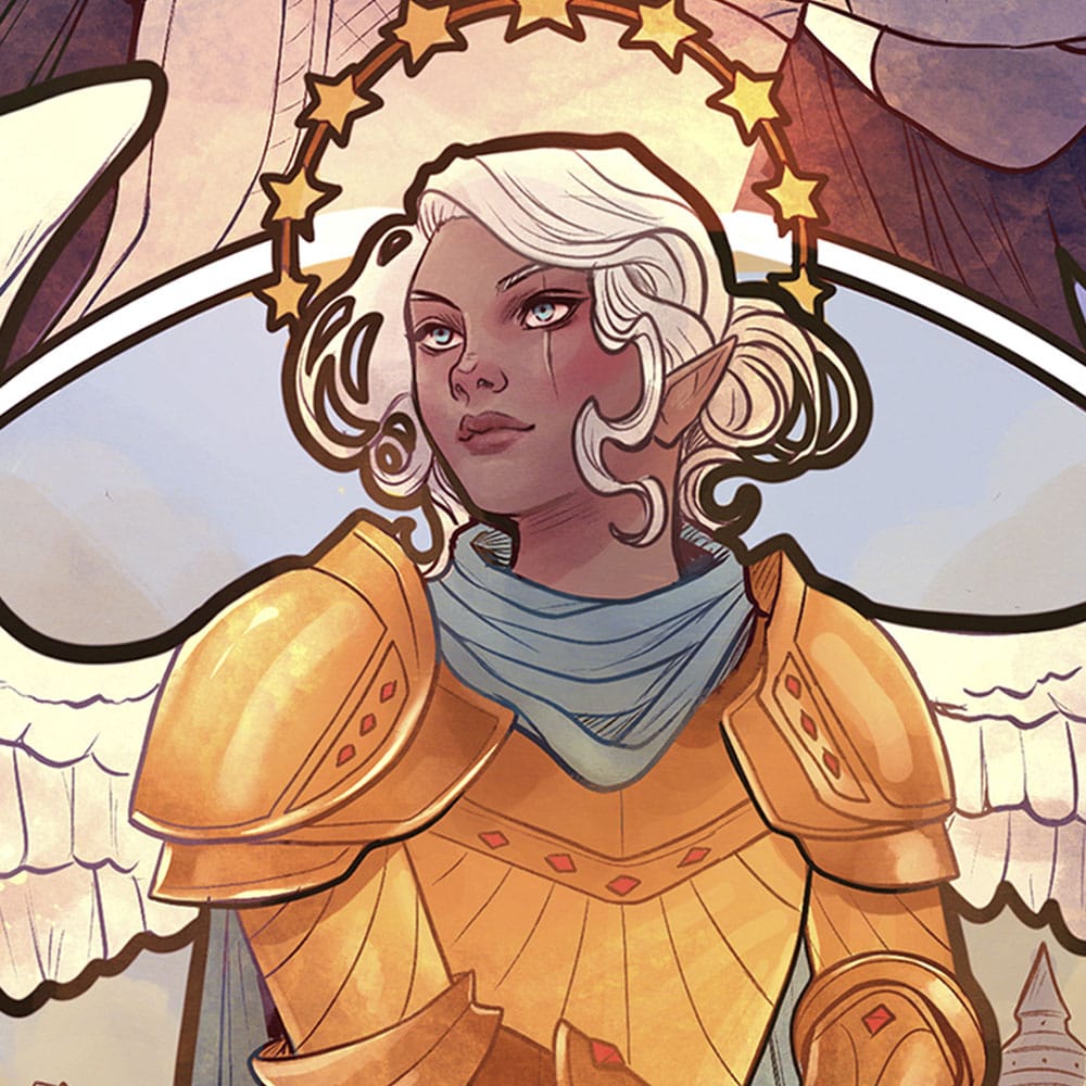 Critical Role Art Print Ashley Johnson: 10th Anniversary Art Nouveau Illustrations 46 x 28 cm - unframed, view 5