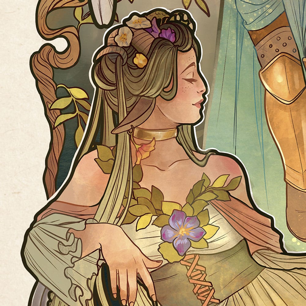 Critical Role Art Print Ashley Johnson: 10th Anniversary Art Nouveau Illustrations 46 x 28 cm - unframed, view 6