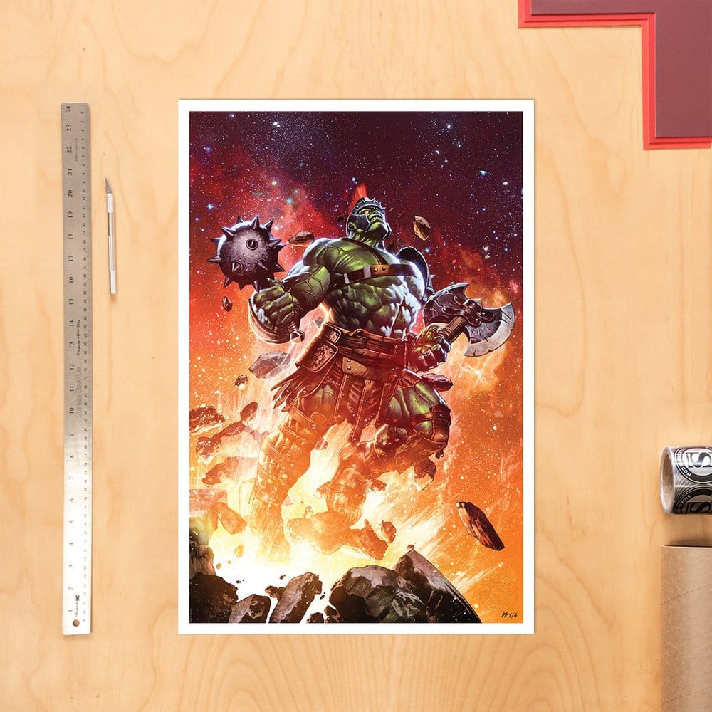 Marvel Fine Art Print Planet Hulk: Worldbreaker 41 x 61 cm - unframed, view 2