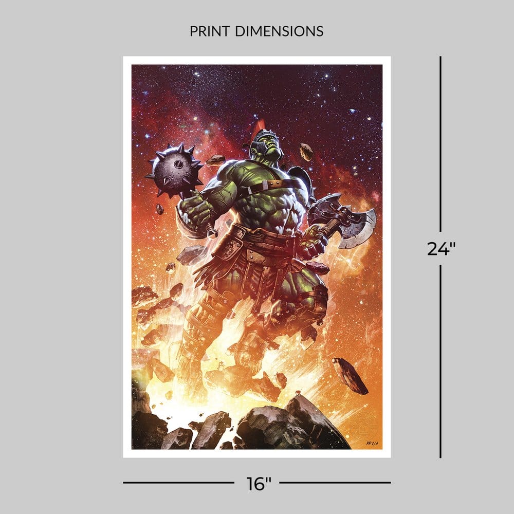 Marvel Fine Art Print Planet Hulk: Worldbreaker 41 x 61 cm - unframed, view 6