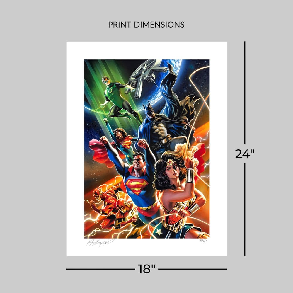 DC Comics Fine Art Print Justice League Unlimited 46 x 61 cm - unframed, view 6