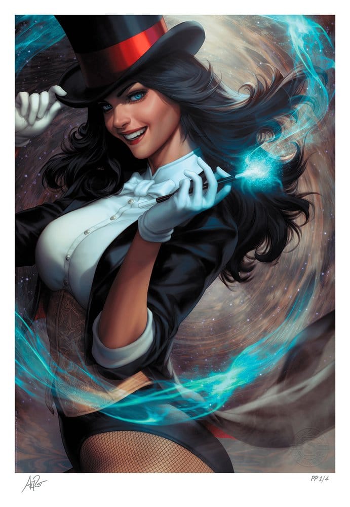 DC Comics Fine Art Print Zatanna: Bring Down the House 46 x 61 cm - unframed, statue