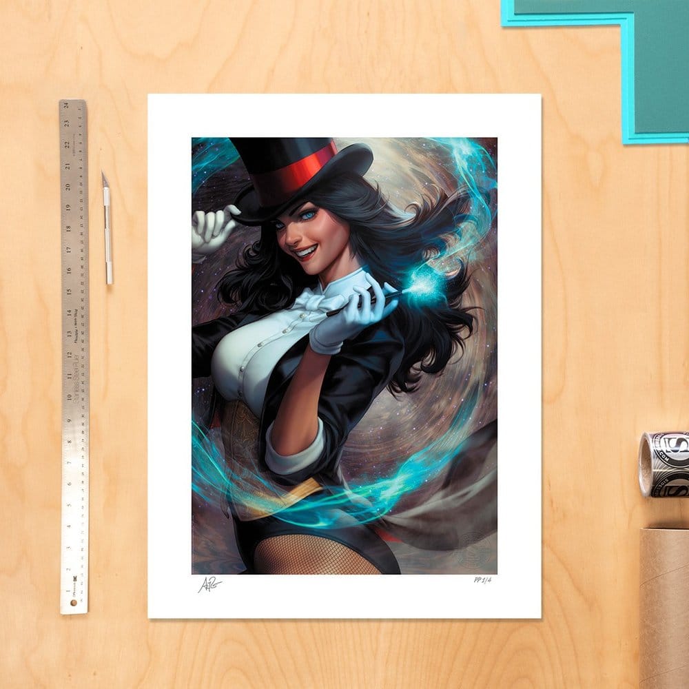 DC Comics Fine Art Print Zatanna: Bring Down the House 46 x 61 cm - unframed, view 2