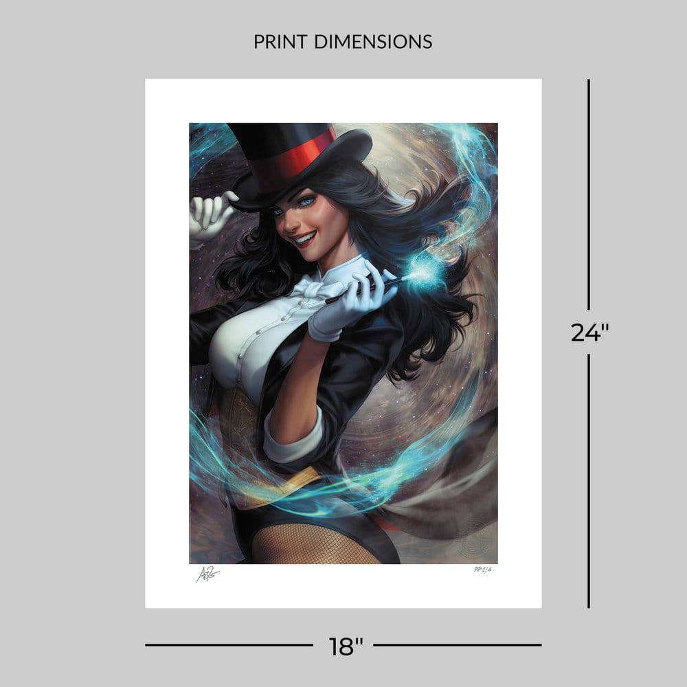 DC Comics Fine Art Print Zatanna: Bring Down the House 46 x 61 cm - unframed, view 7