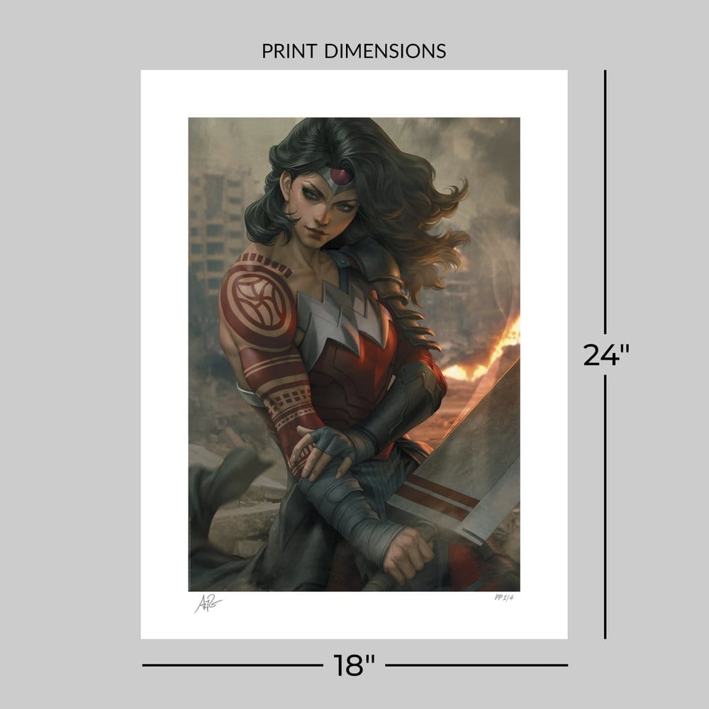 DC Comics Fine Art Print Absolute Wonder Woman 46 x 61 cm - unframed, view 7